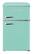 Front. Galanz - Retro 3.1 Cu. Ft Mini Fridge - Green.