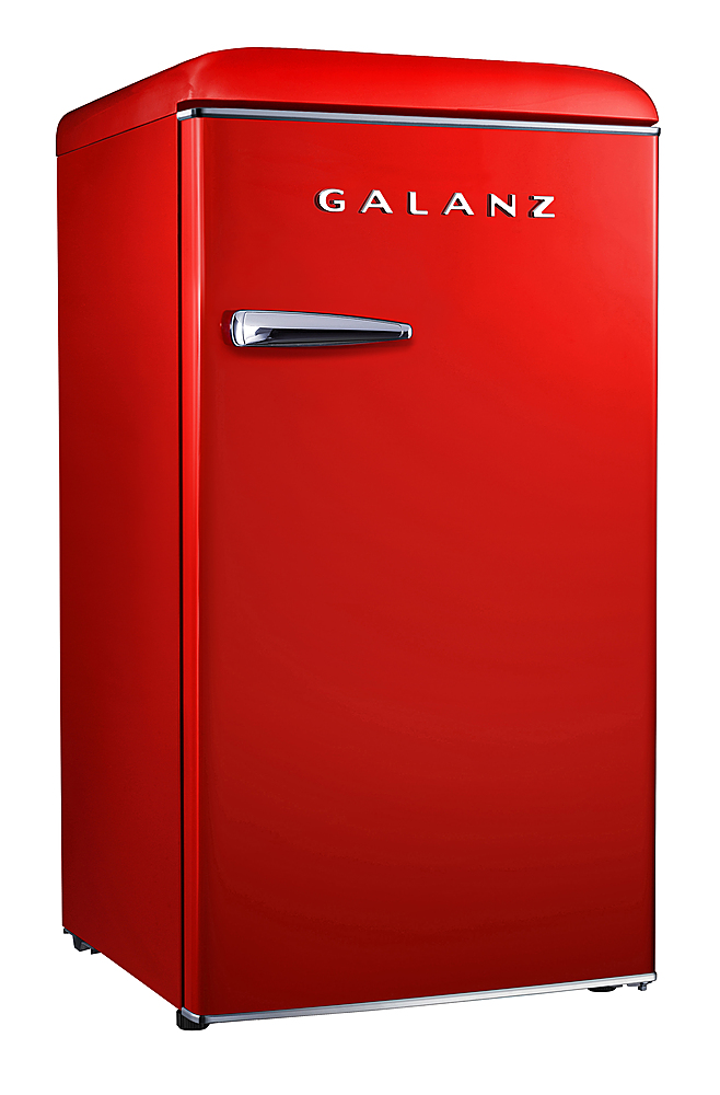 Best Buy: Galanz Retro 3.3 Cu. Ft Mini Fridge Red GLR33MRDR10