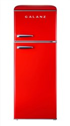 Galanz - Retro 7.6 Cu. Ft Top Freezer Refrigerator - Red - Alt_View_Zoom_1