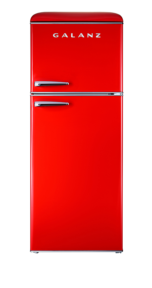 Galanz - Retro 10 Cu. Ft Top Freezer Refrigerator - Red