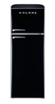 Alt View Zoom 1. Galanz - Retro 12 Cu. Ft Top Freezer Refrigerator - Black.