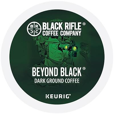 BLACK RIFLE COFFEE COMPANY  
BEYOND BLACK  
DARK GROUND COFFEE  
KEURIG