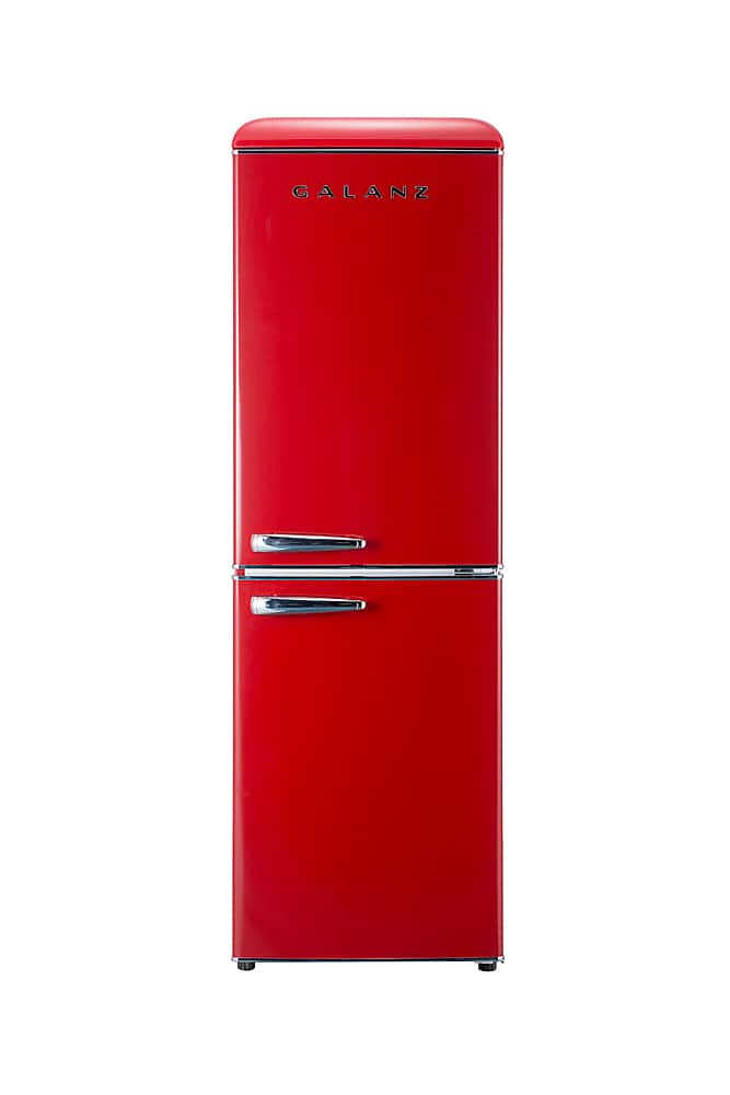Galanz Retro 7.4 Cu. Ft Bottom Mount Refrigerator Red GLR74BRDR12