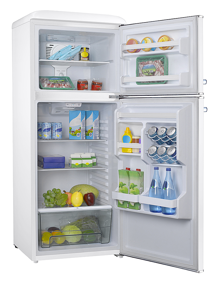 Customer Reviews: Galanz Retro 10 Cu. Ft Top Freezer Refrigerator ...