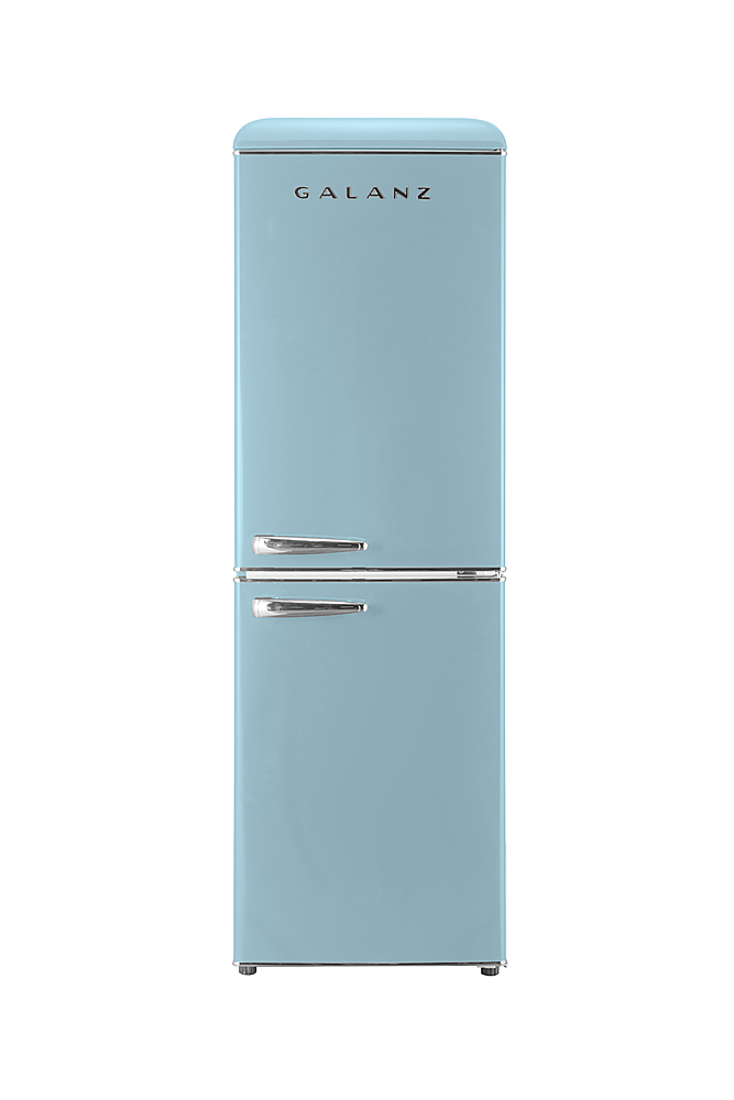 Galanz - Retro 7.4 Cu. Ft Bottom Mount Refrigerator - Blue