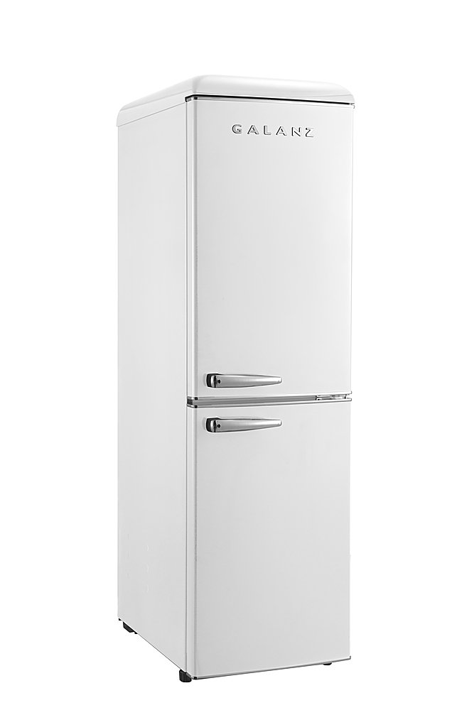 Best Buy: Galanz Retro 7.4 Cu. Ft Bottom Mount Refrigerator White ...