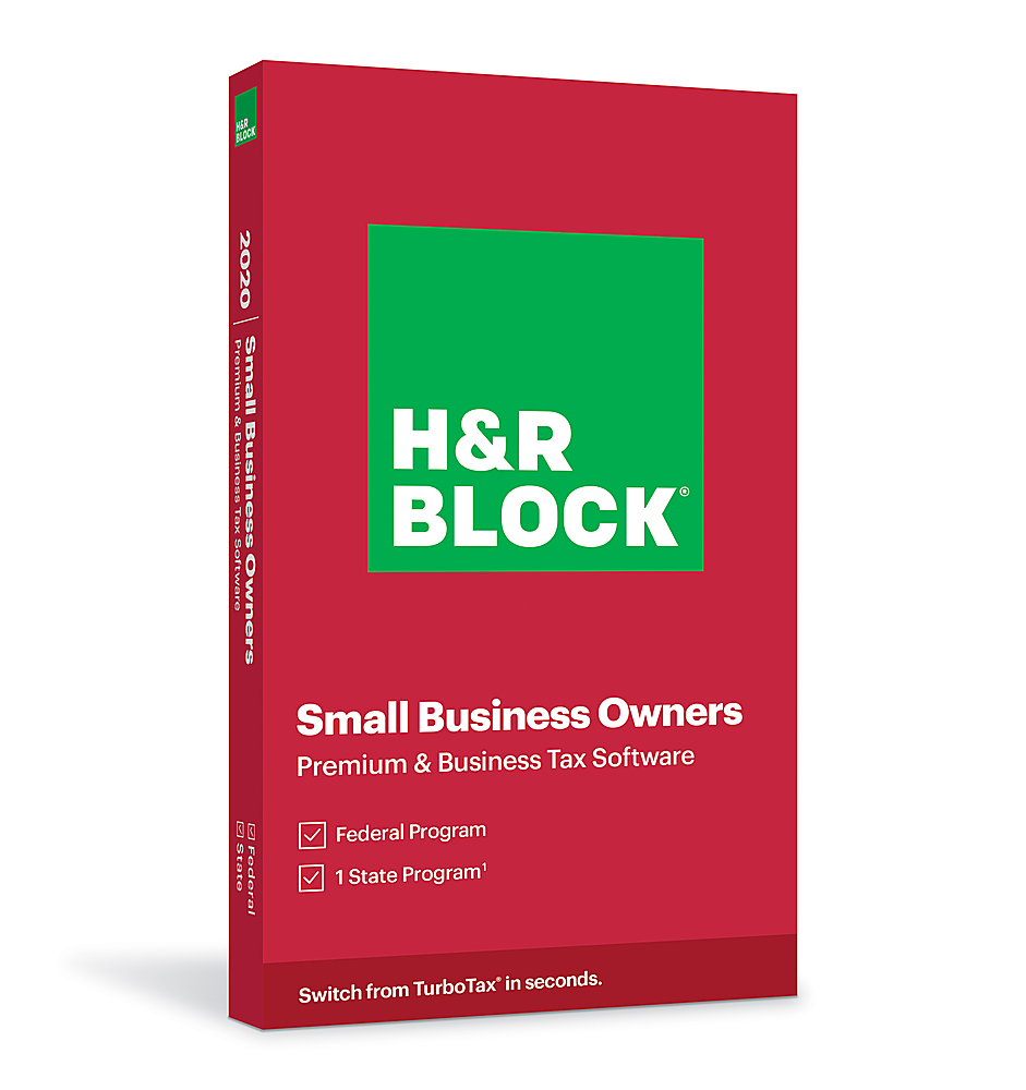 H&R Block Tax Software Premium & Business 2020 - Windows