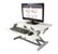 Alt View Zoom 11. Victor - Compact Height Adjustable Standing Desk with Keyboard Tray - White.