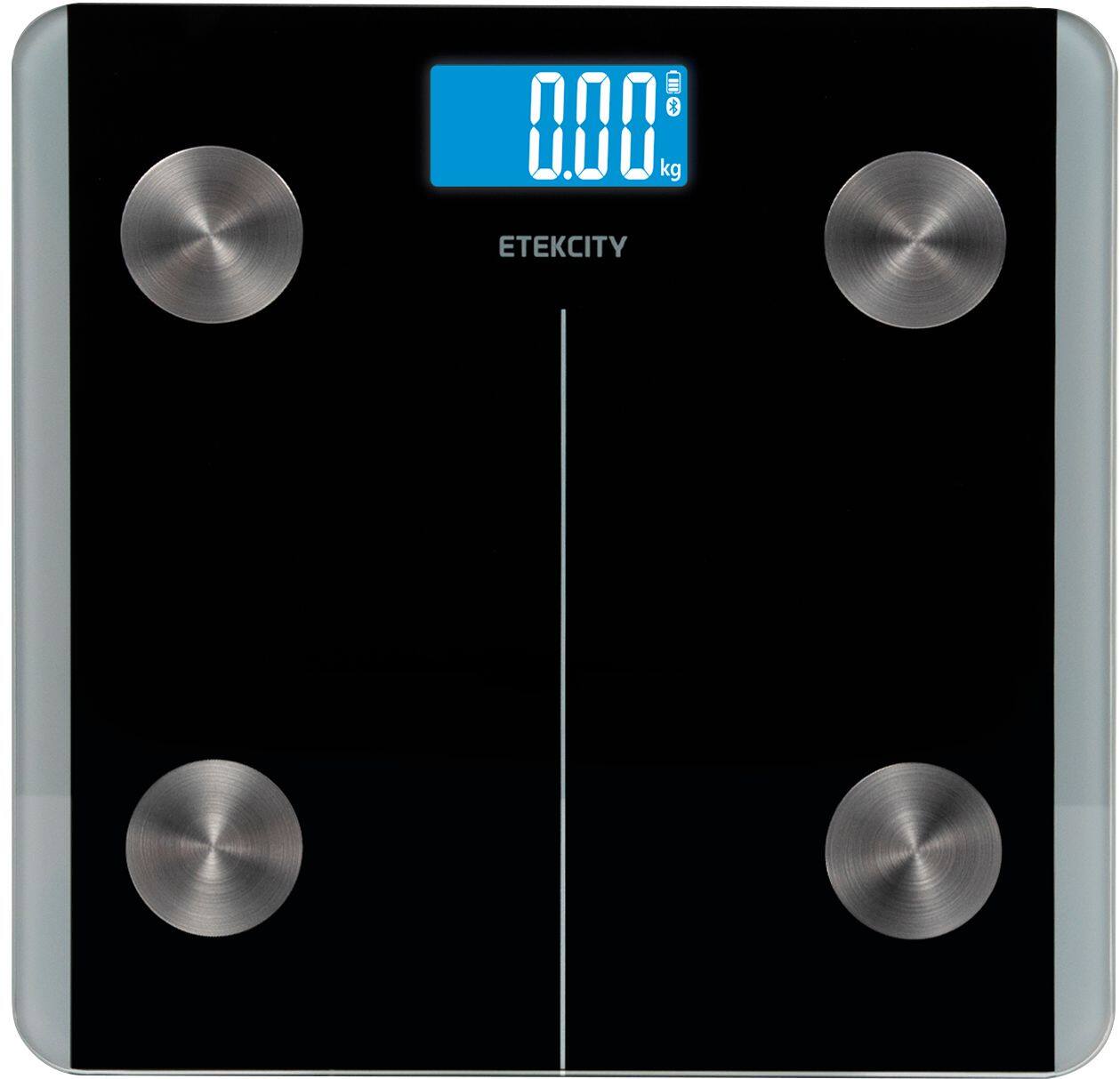 Left. Etekcity - Smart Fitness Scale - Black.