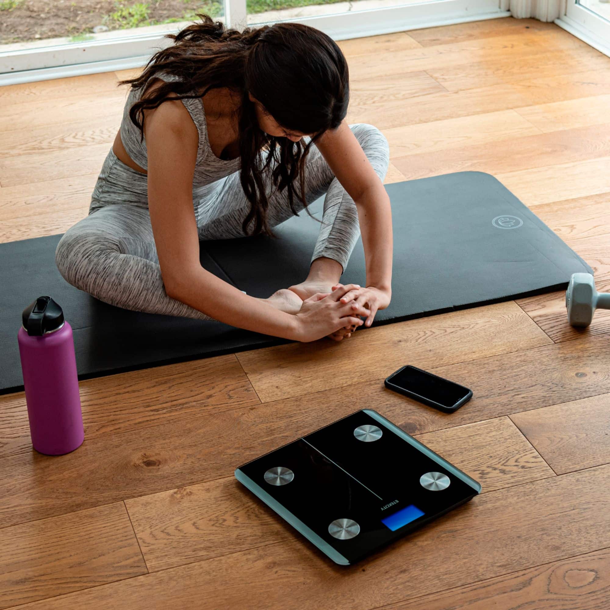 Alt View 14. Etekcity - Smart Fitness Scale - Black.