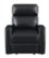 Front Zoom. RowOne - Galaxy II 2-Arm Leatheraire Home Entertainment and Theater Seating - Black.