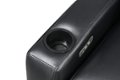 Alt View Zoom 13. RowOne - Galaxy II 2-Arm Leatheraire Home Entertainment and Theater Seating - Black.