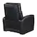 Left. RowOne - Galaxy II 2-Arm Leatheraire Home Entertainment and Theater Seating - Black.
