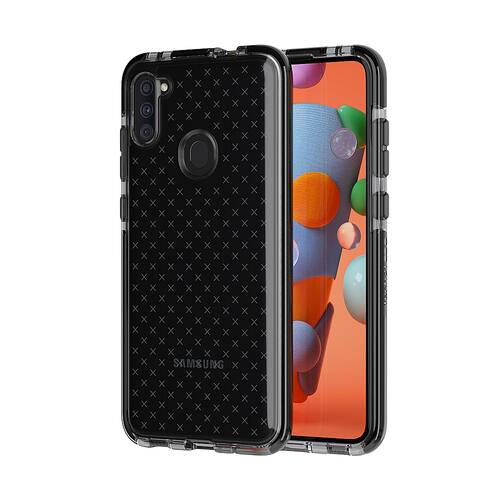 Tech21 - Evo Check Hard Shell Case for Samsung Galaxy A11 - Smokey/Black