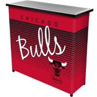Chicago Bulls NBA Hardwood Classics Portable Bar, Pop-Up Drink Station Patio, Garage or Man Cave Accessories - Red, Black - Alt_View_Zoom_11