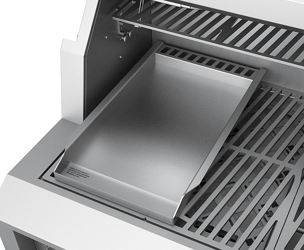 Stainless Steel Griddle for Hestan grill - Silver - Angle_Zoom