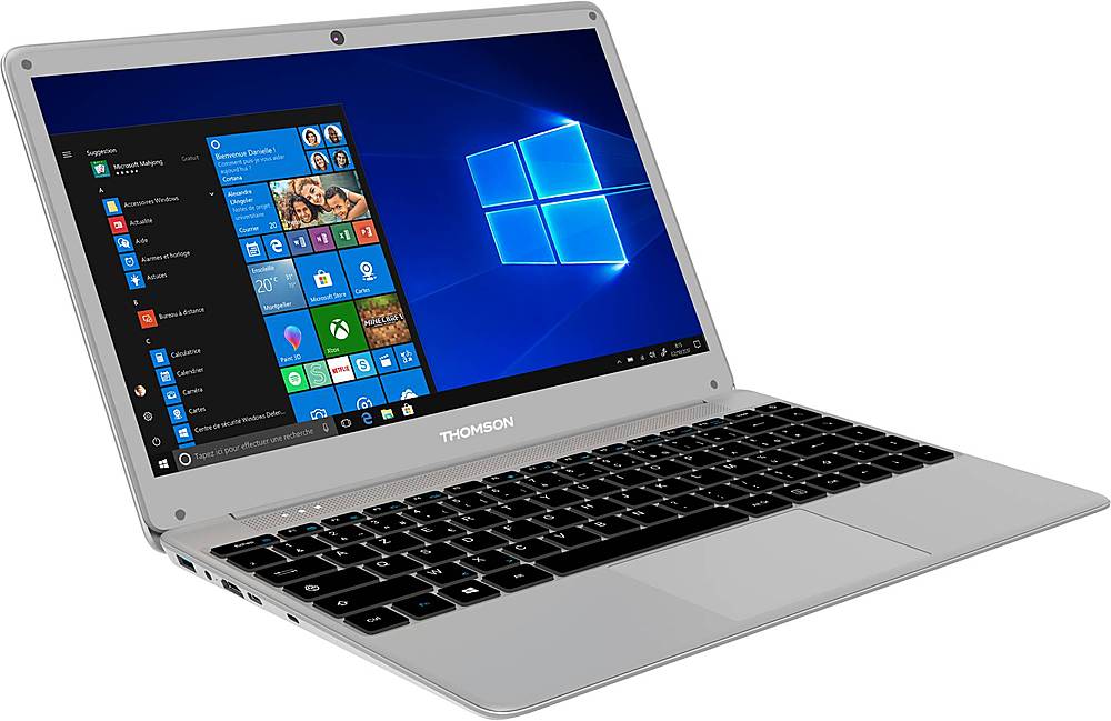 Angle View: Thomson - Neo 14.1" Laptop - Intel Celeron - 4GB Memory - 64GB eMMC - Pink