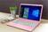 Alt View 17. Thomson - NEO X 14.1" Aluminum Laptop with Protective Sleeve - Intel Celeron - 4GB Memory - 64GB eMMC - Pink.