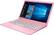 Left. Thomson - NEO X 14.1" Aluminum Laptop with Protective Sleeve - Intel Celeron - 4GB Memory - 64GB eMMC - Pink.