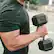 Alt View 14. Tru Grit - 90-lb Hex Elite Dumbbell Single - Black/Silver.