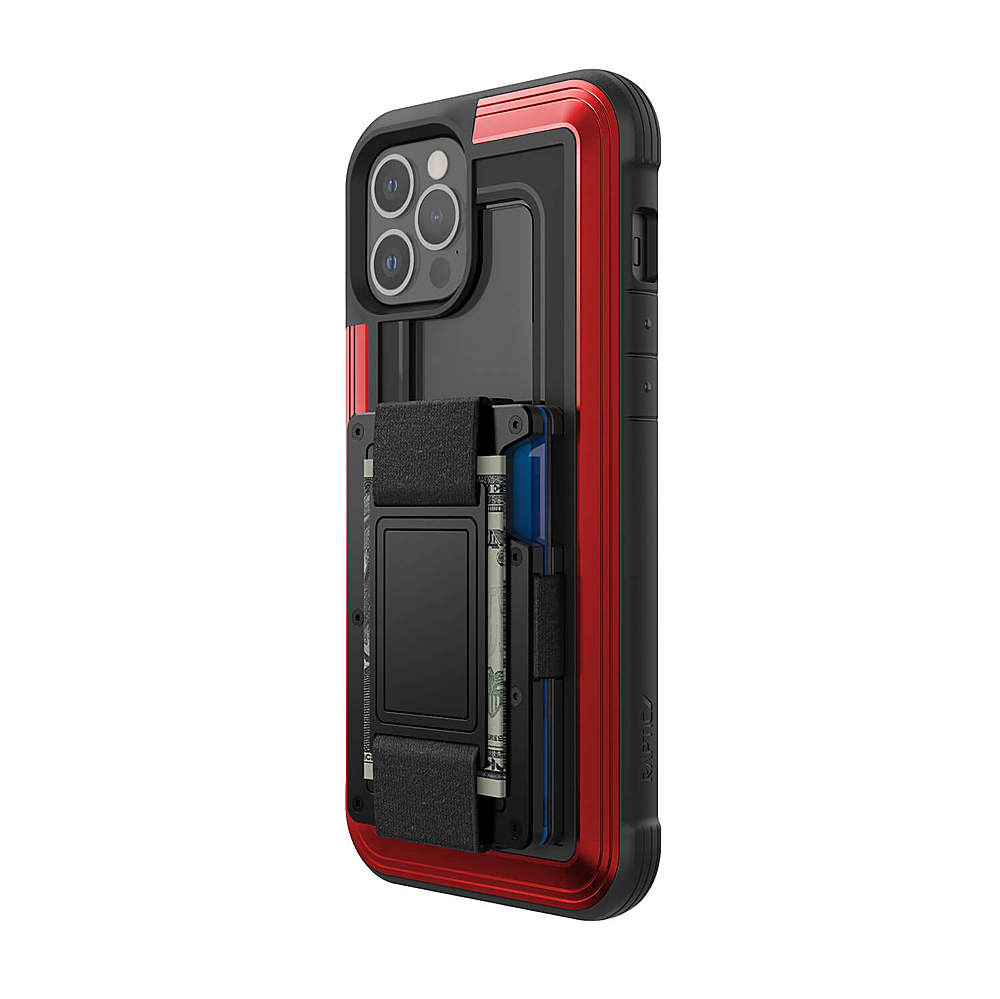 Raptic - Shield Wallet for iPhone 12 Pro Max - Red