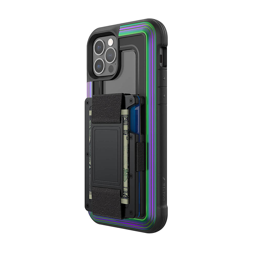 Raptic - Shield Wallet for iPhone 12/12 Pro - Iridescent