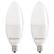 Angle. Peace by Hampton - Full Color Candelabra LED Smart Wi-Fi Bulb (2-Pack) - Adjustable White.