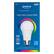 Alt View 12. Peace by Hampton - Full Color A19 LED Smart Wi-Fi Bulb (1-Pack) - Multicolor.