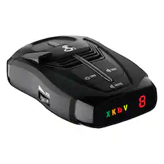 Front. Cobra - RAD 380 Radar and Laser Detector - Black.