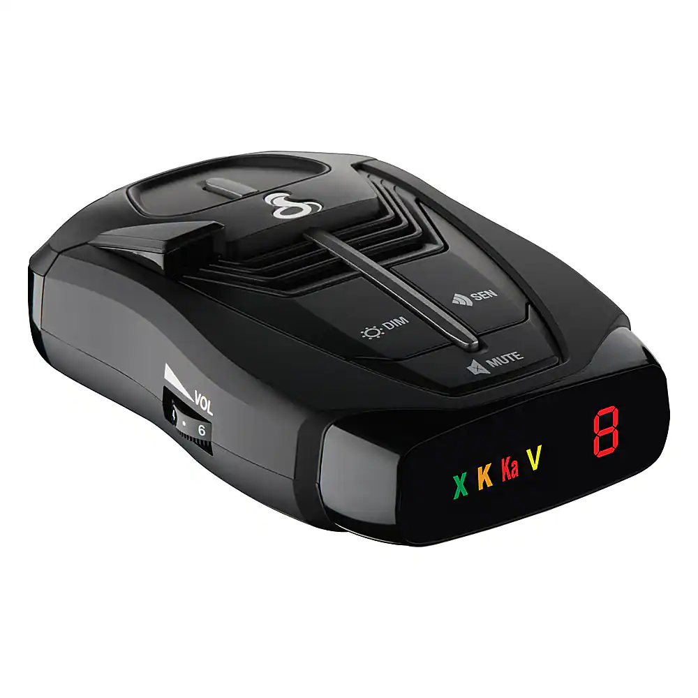Angle. Cobra - RAD 380 Radar and Laser Detector - Black.