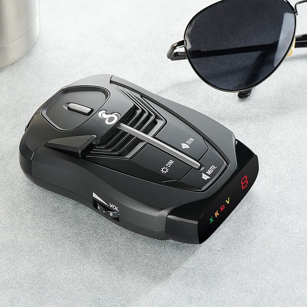 Alt View 15. Cobra - RAD 380 Radar and Laser Detector - Black.