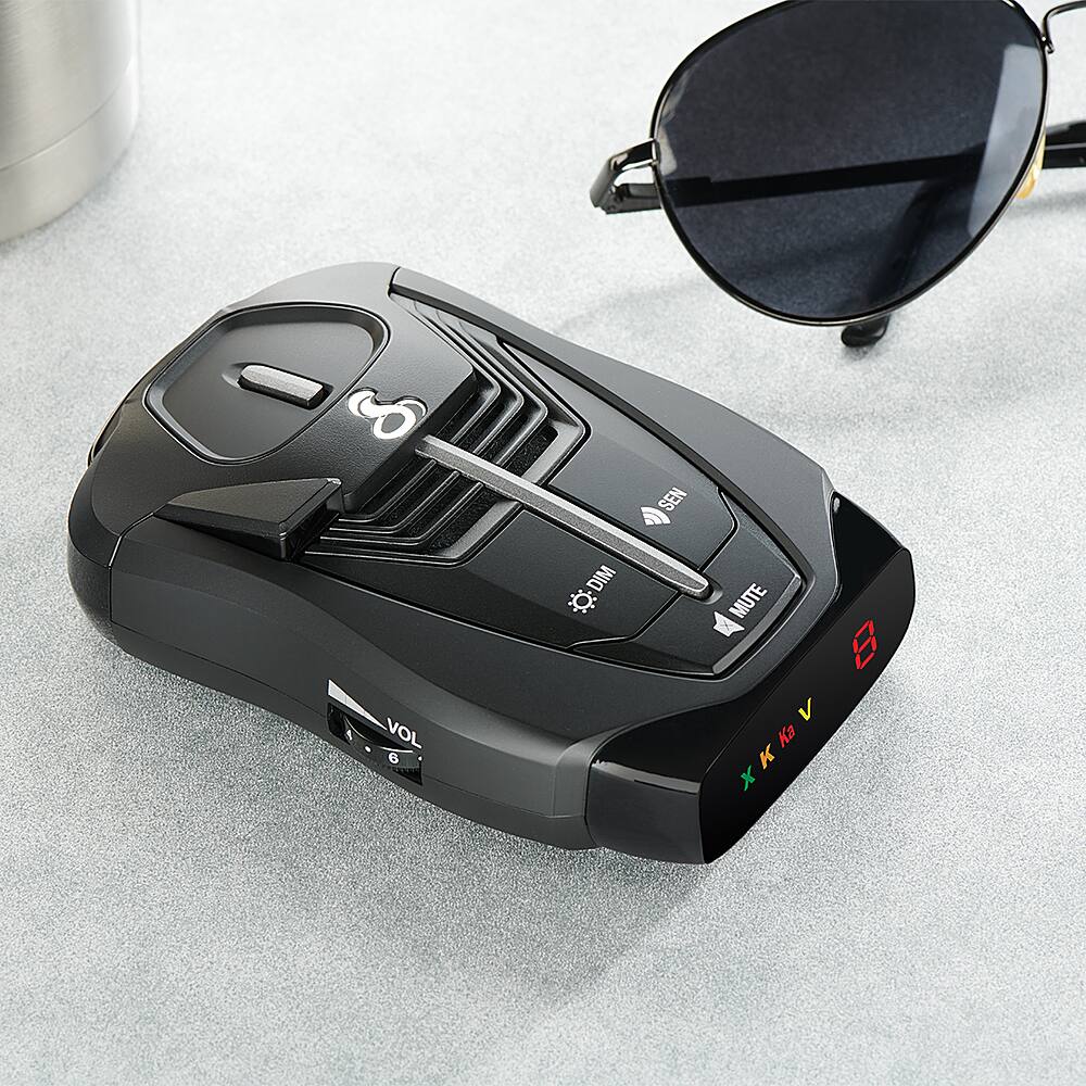 Alt View 6. Cobra - RAD 380 Radar and Laser Detector - Black.