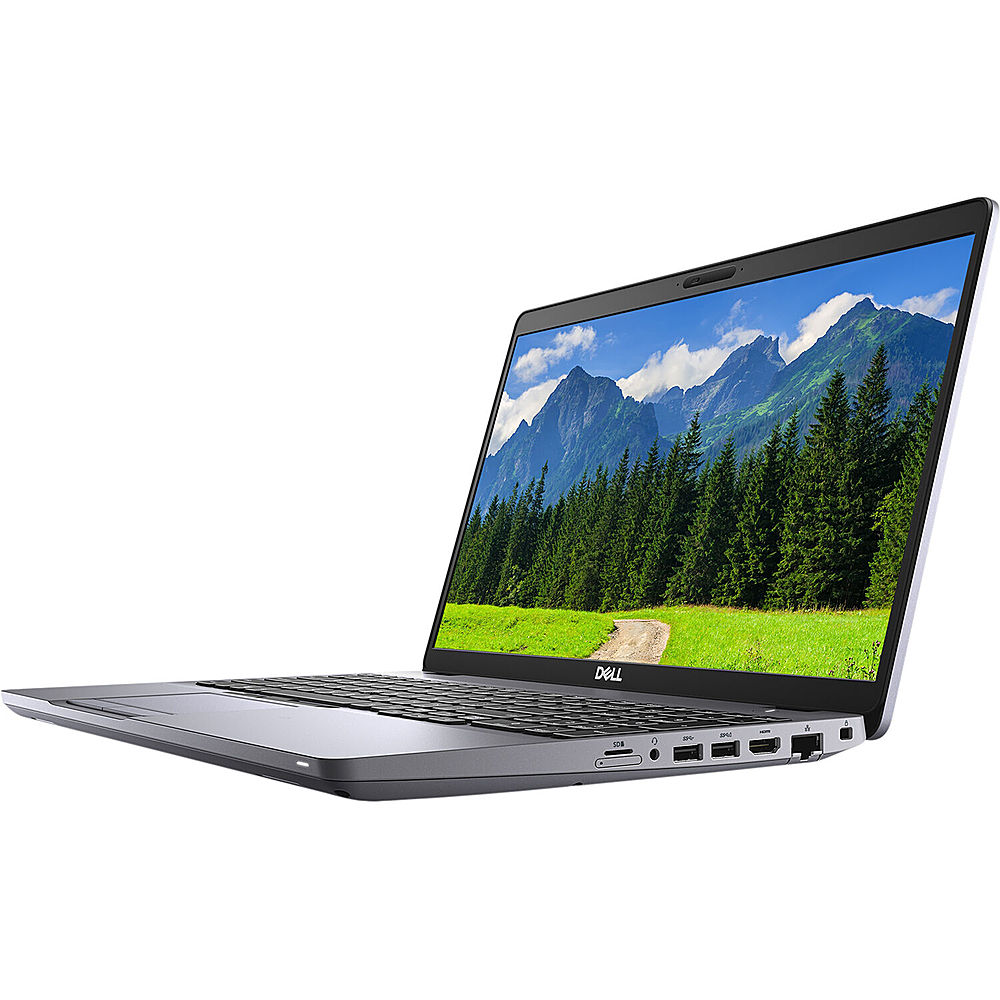 Left View: Dell - Latitude 5000 14" Laptop - Intel Core i5 - 8 GB Memory - 256 GB SSD - Gray