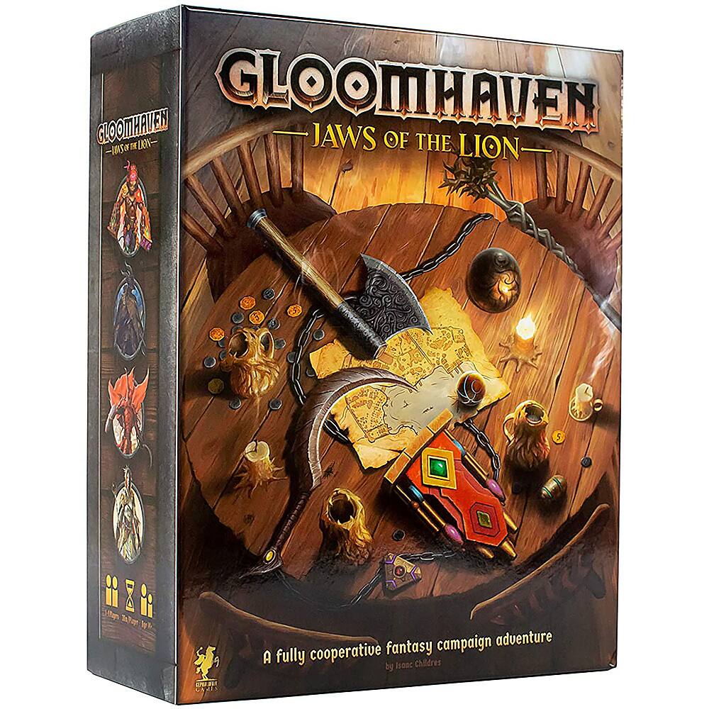 Left. Gloomhaven - Cephalofair Games Gloomhaven: Jaws Of The Lion Board Game.