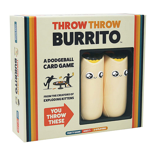 Throw Throw Burrito by Exploding Kittens - A Dodgeball Card...