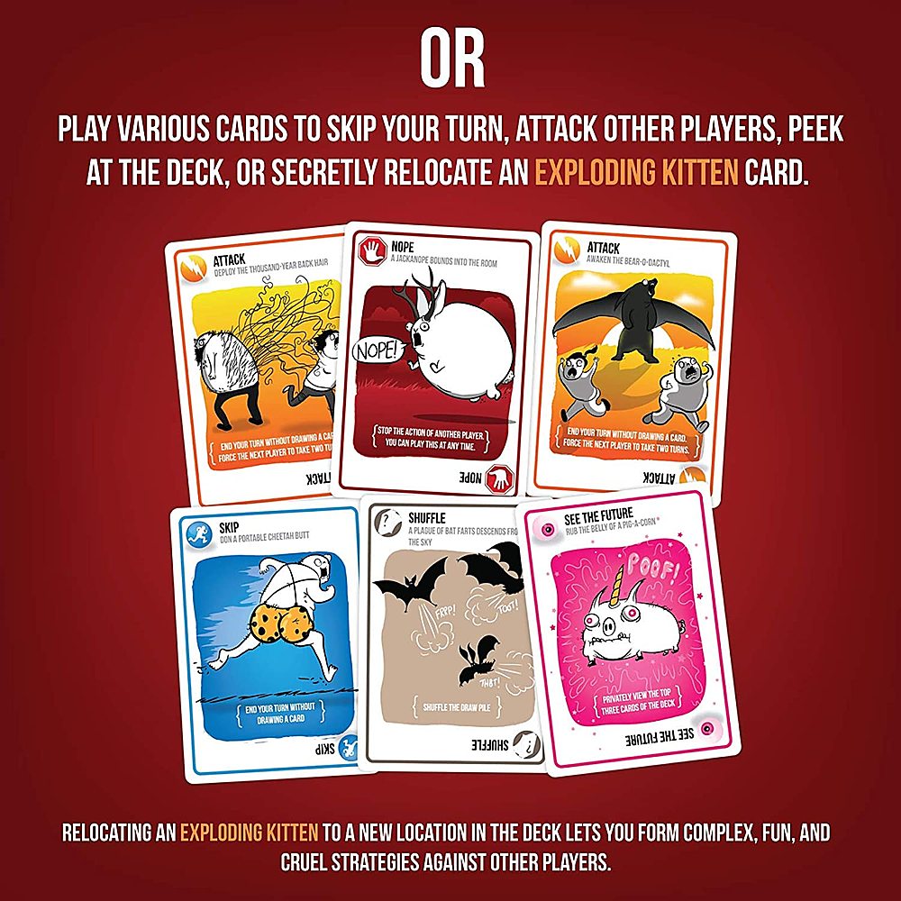 Best Buy: Exploding Kittens Original Edition EKG-ORG1-1