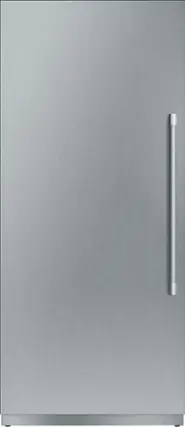 Front. Thermador - Freedom Collection 19.4 Cu. Ft. Frost-Free Smart Upright Freezer with internal Ice Maker - Custom Panel Ready.