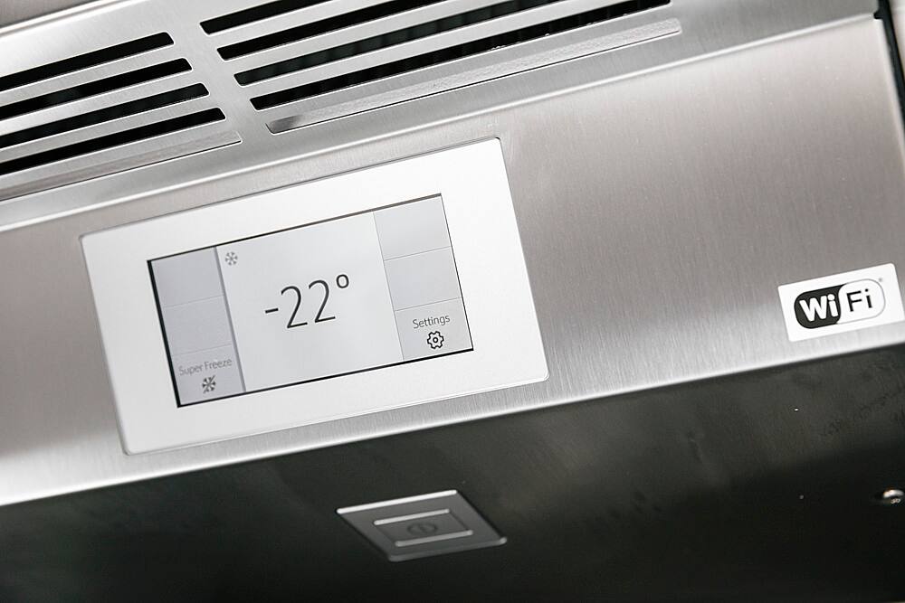 Alt View 11. Thermador - Freedom Collection 19.4 Cu. Ft. Frost-Free Smart Upright Freezer with internal Ice Maker - Custom Panel Ready.