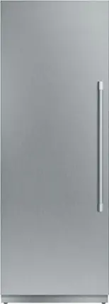 Front. Thermador - Freedom Collection 15.8 Cu. Ft. Frost-Free Smart Upright Freezer with Internal Ice Maker - Custom Panel Ready.