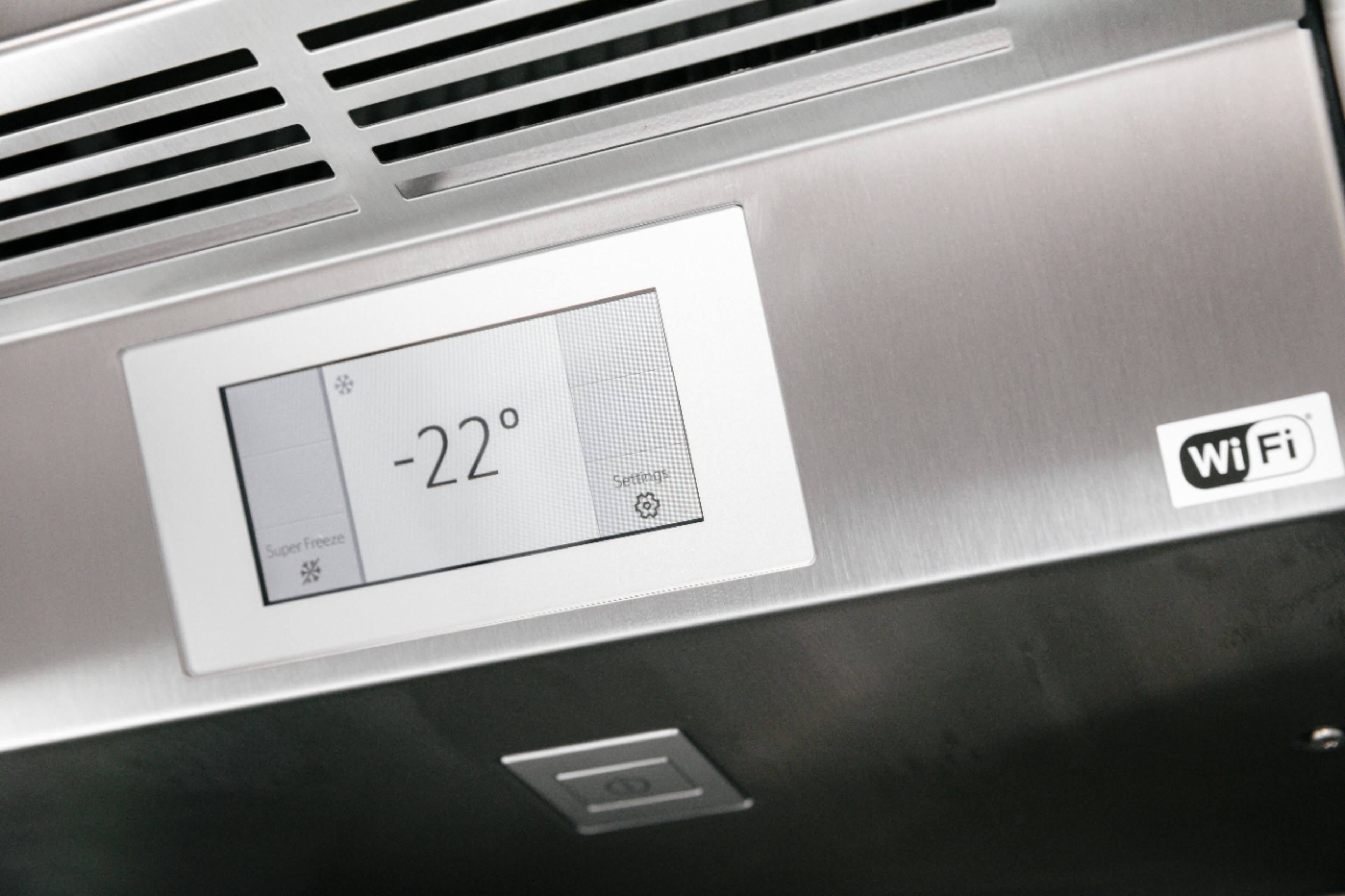 Alt View 5. Thermador - Freedom Collection 7.8 Cu. Ft. Frost-Free Smart Upright Freezer with External Ice and Water Dispenser - Custom Panel Ready.