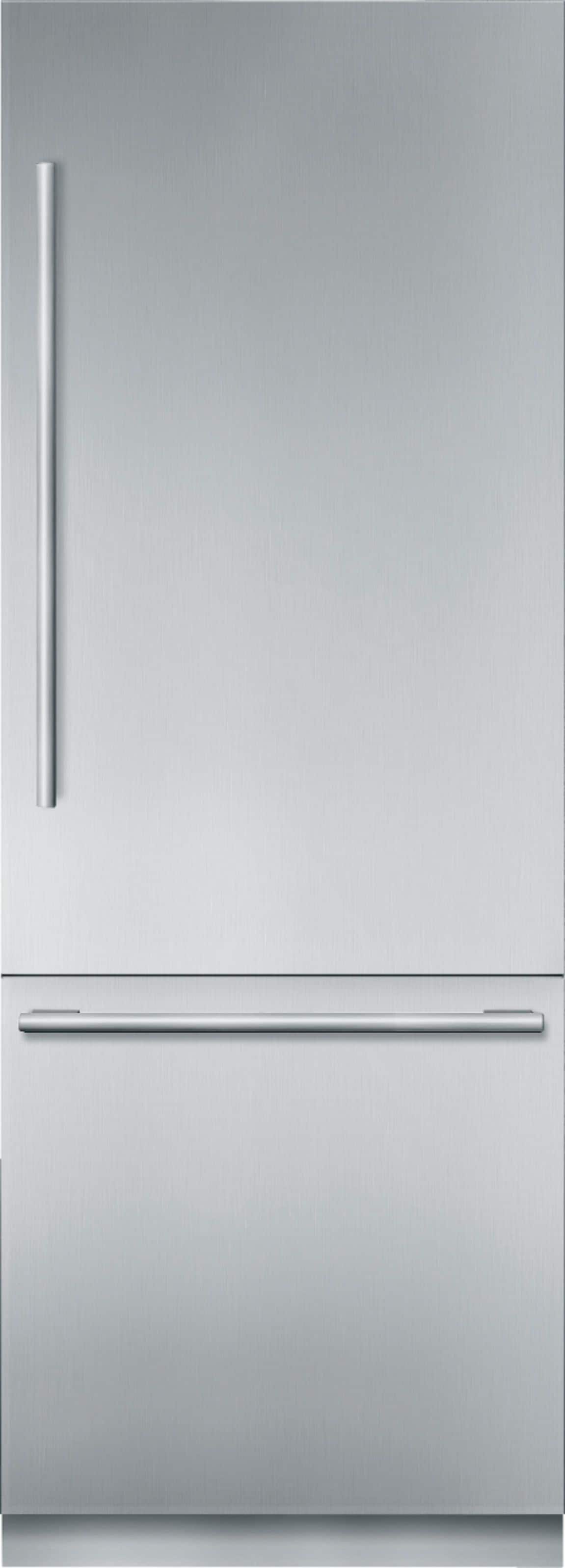Thermador - Freedom Collection 16 Cu. Ft. Bottom Freezer Built-in Counter-Depth Smart Refrigerator - Custom Panel Ready - Front_Zoom