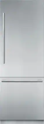 Thermador - Freedom Collection 16 Cu. Ft. Bottom Freezer Built-in Counter-Depth Smart Refrigerator - Custom Panel Ready
