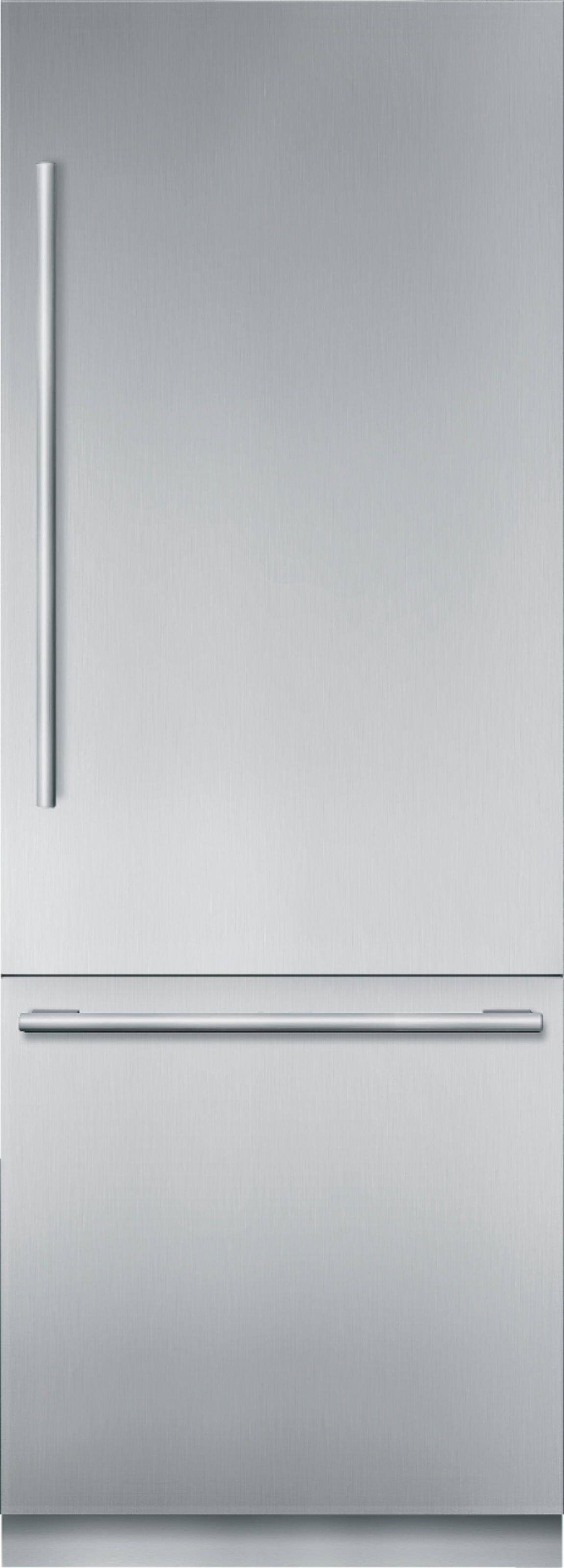 Front. Thermador - Freedom Collection 16 Cu. Ft. Bottom Freezer Built-in Smart Refrigerator - Custom Panel Ready.