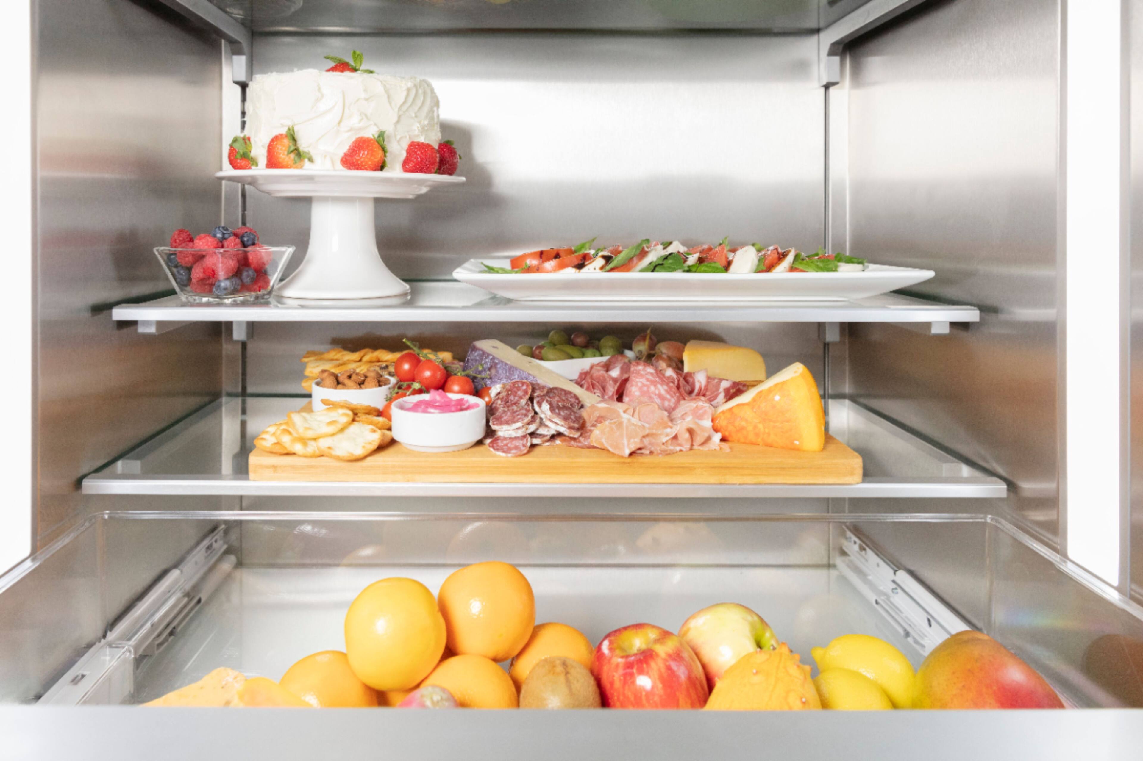 Alt View 3. Thermador - Freedom Collection 16 Cu. Ft. Bottom Freezer Built-in Smart Refrigerator - Custom Panel Ready.