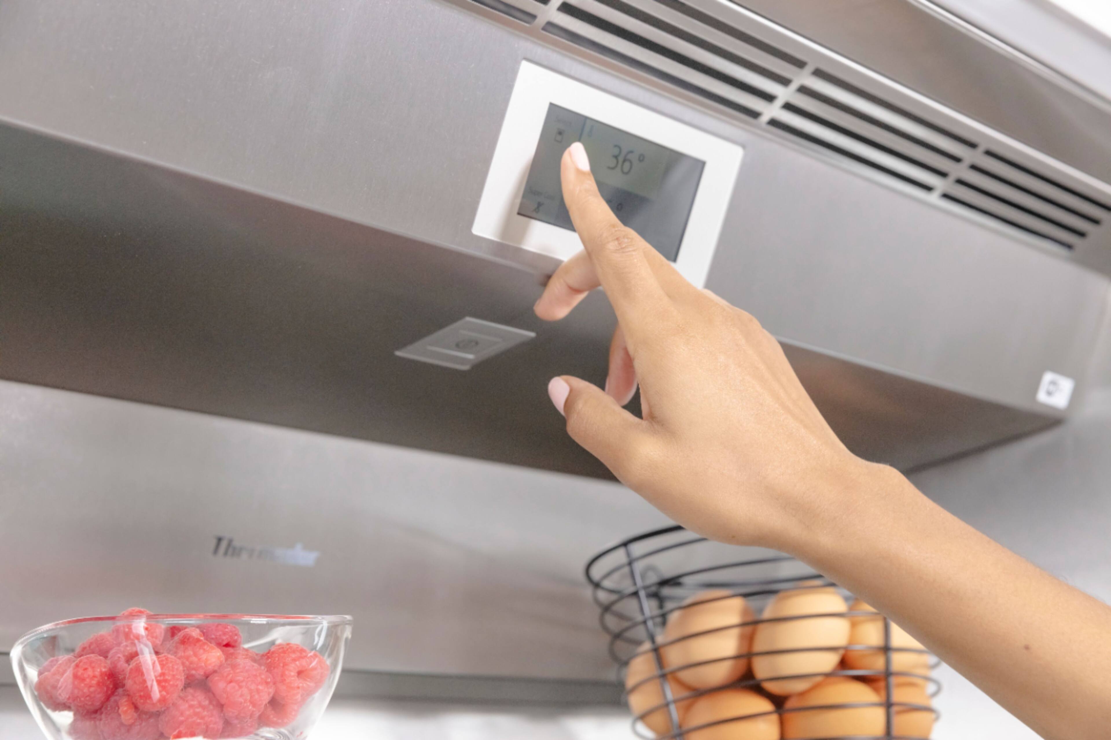 Alt View 2. Thermador - Freedom Collection 20.6 Cu. Ft. Column Built-In Smart Refrigerator - Custom Panel Ready.