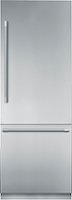 Thermador - Freedom Collection 16 cu. ft. Bottom Freezer Built-in Refrigerator with  Professional Series Handles - Silver - Front_Zoom