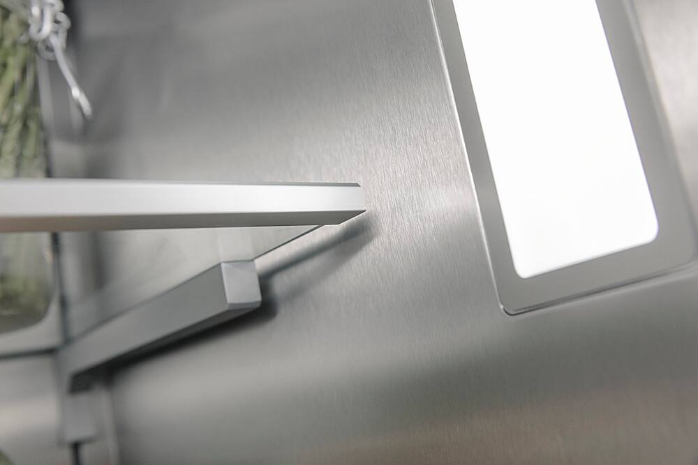 Alt View 3. Thermador - Freedom Collection 16 Cu. Ft. Bottom Freezer Built-In Smart Refrigerator with Professional Series Handles - Silver.