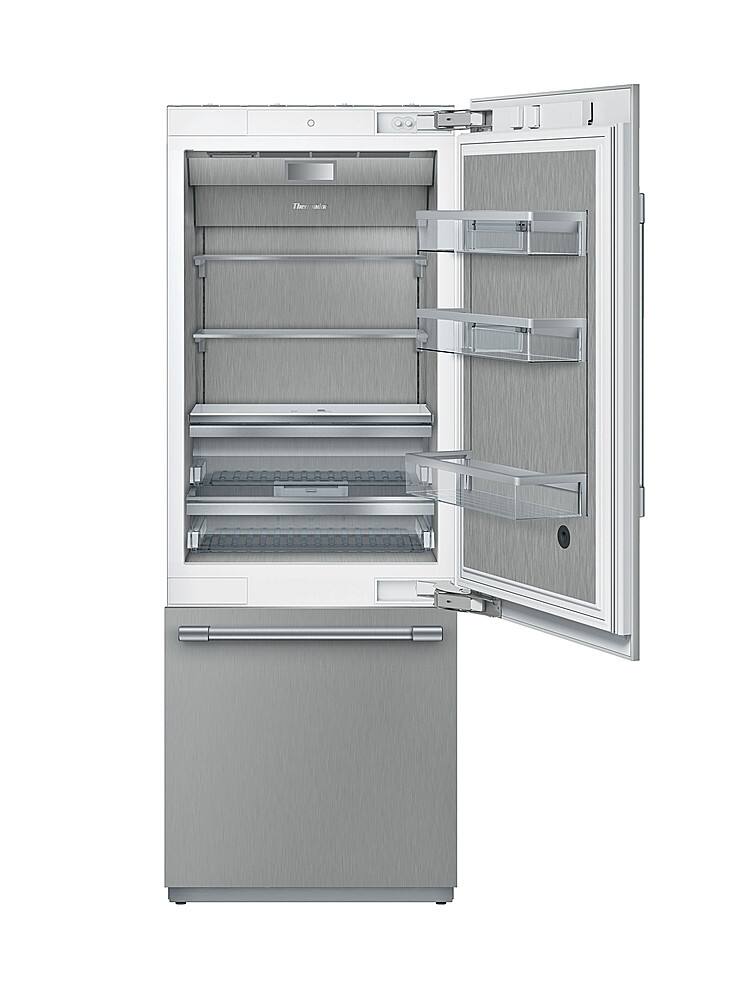 Alt View 1. Thermador - Freedom Collection 16 Cu. Ft. Bottom Freezer Built-In Smart Refrigerator with Professional Series Handles - Silver.