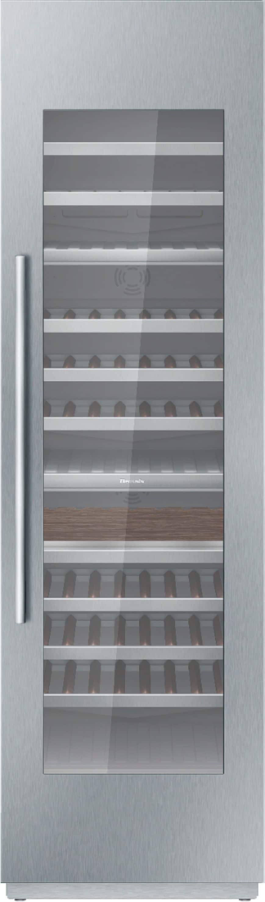 Thermador - Freedom Collection 92-Bottle Built-In Dual Zone Wine Cooler - Custom Panel Ready - Front_Zoom