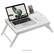 Front. Rossie Home - Media Bed Tray for 17.3" Laptop or Tablet - Soft White.